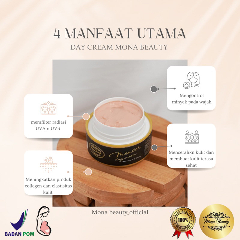 Day cream GLOW Menter/DAY CREAM WHITENING SPF 45+ Sunscreen Super Glowing SPF 45+