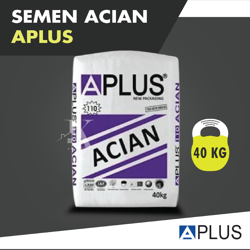 Semen Acian Aplus 40 Kg / Mortar Acian Aplus A110 / Aplus Mortar