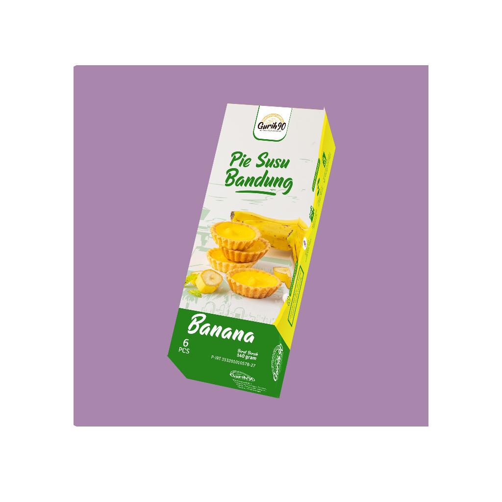 

Pie susu banana 6 pcs