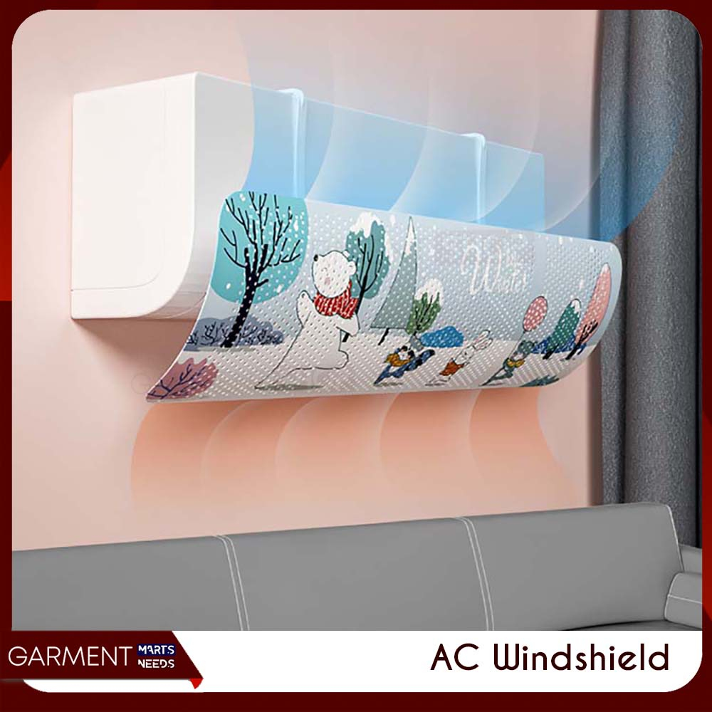 Cod Talang AC Penutup Penahan Angin Cover Penahan Angin AC Talang Penahan Angin AC