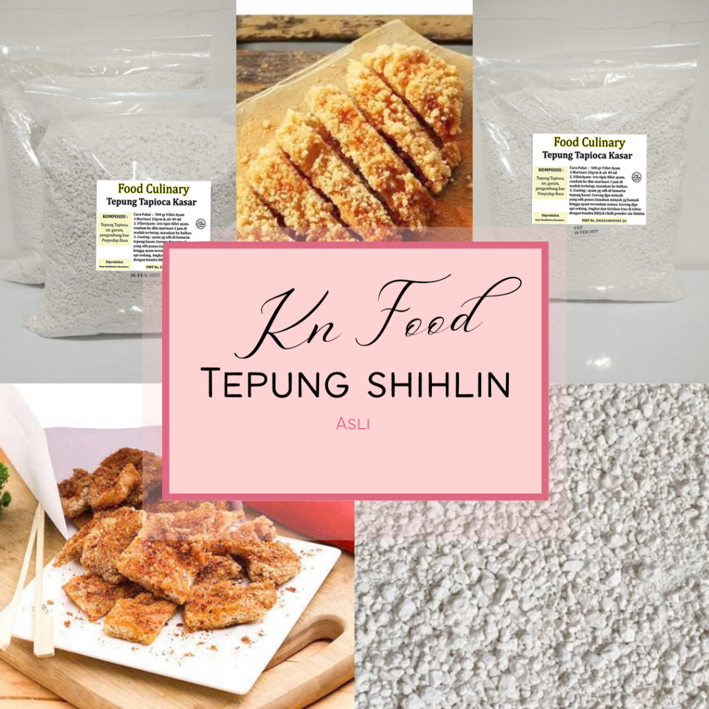 

Grosir 1 Dus Tepung shihlin kasar 10kg Tepung Tapioka Crispy shihlin