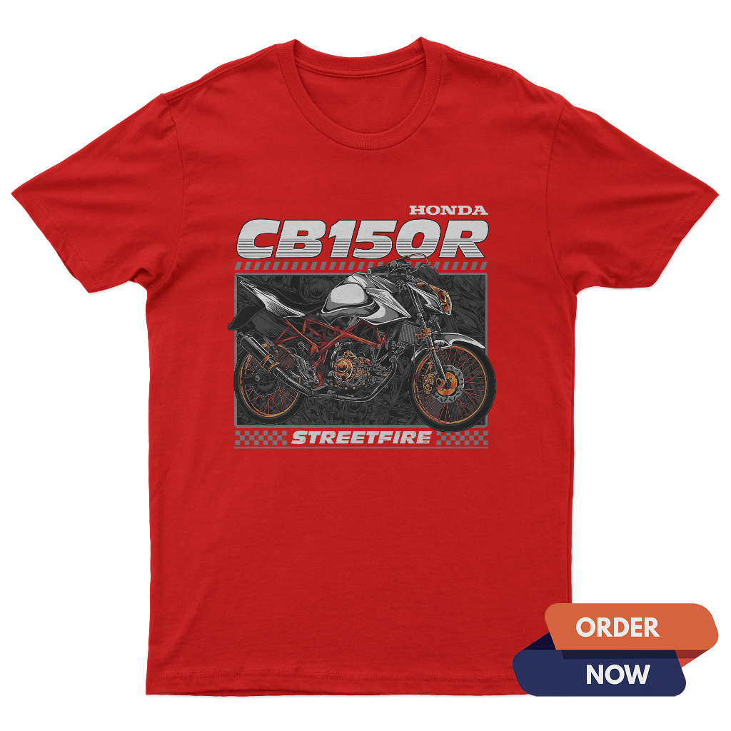 KAOS CB150R / BAJU OTOMOTIF PRIA / T-SHIRT ATASAN