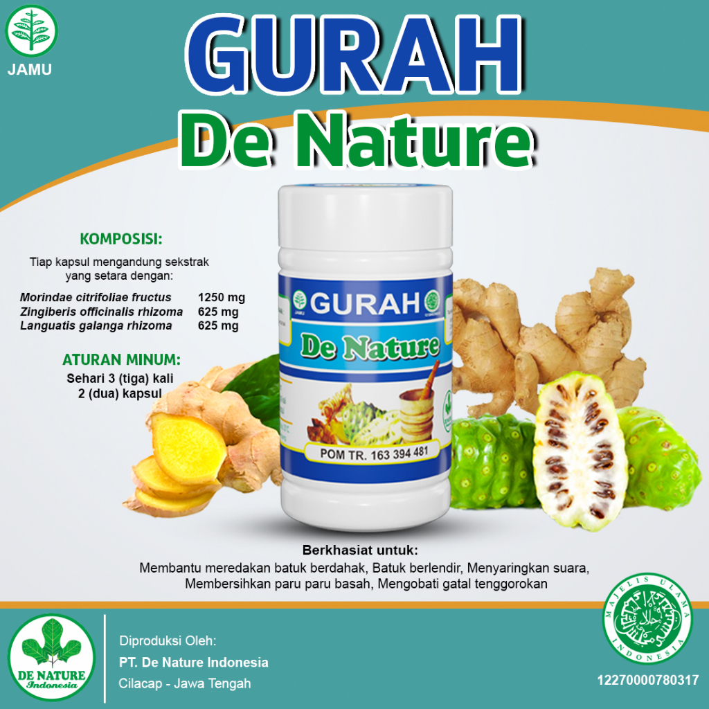 Obat Gurah Suara Gurah De Nature