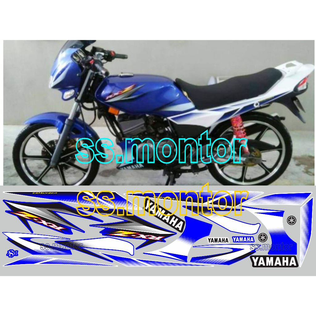 STRIPING STIKER RXZ CATALYZER 2 BIRU