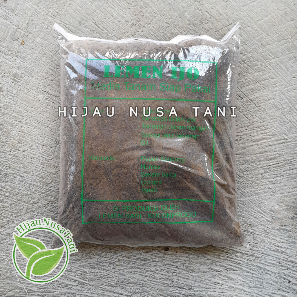 MEDIA TANAM LEMEN SARI / THUKUL ALAMI (plastik 30x45 cm berat 3-5 kg)  -  Organik Siap Pakai untuk s
