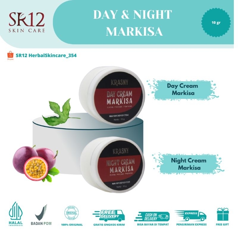 KRASNY DAY DAN NIGHT CREAM SR 12 / CREAM KRASNY SR 12/CREAM PENCERAH HERBAL SR 12/CREAM HERBAL SR 12