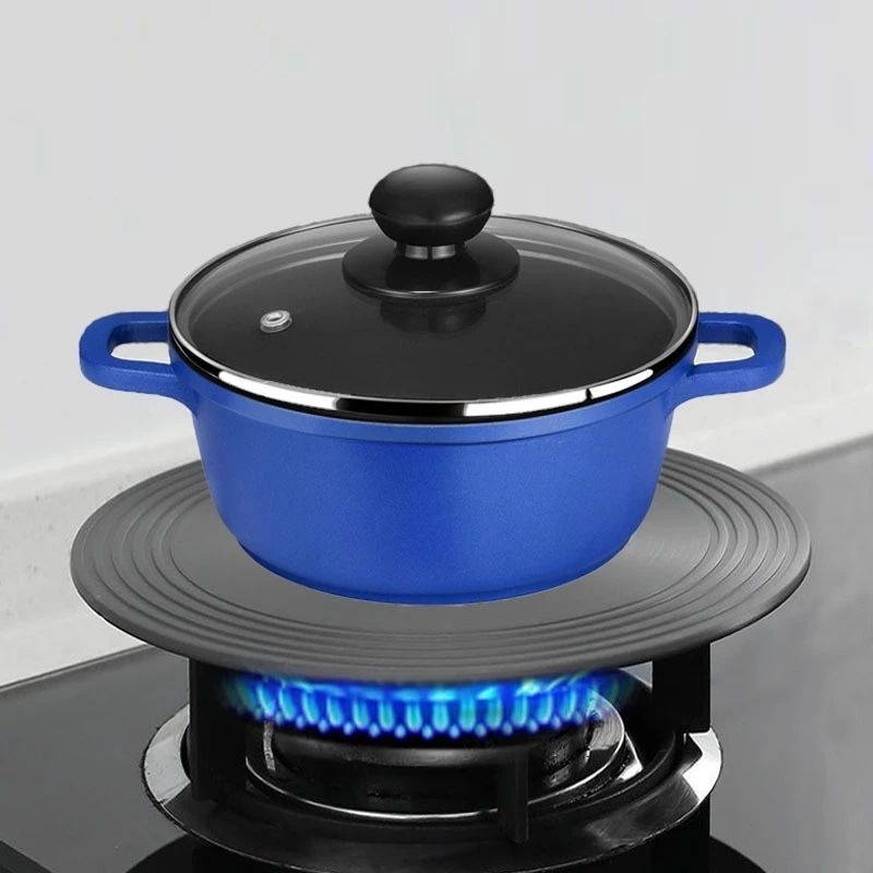 Alas Panci Anti Gosong Tatakan Kompor Simpel / Plat Alas panci 24cm Alas Tatakan Kompor Anti Gosong