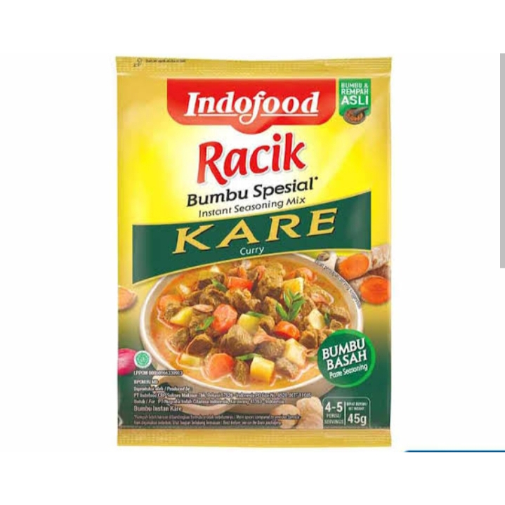 

Indofood Bumbu Basah Kare 45gr Termurah Bandung