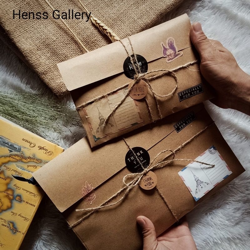 

KOMPLIT AMPLOP KRAFT COKLAT JUMBO/AMPLOP PACKAGING AESTHETIC