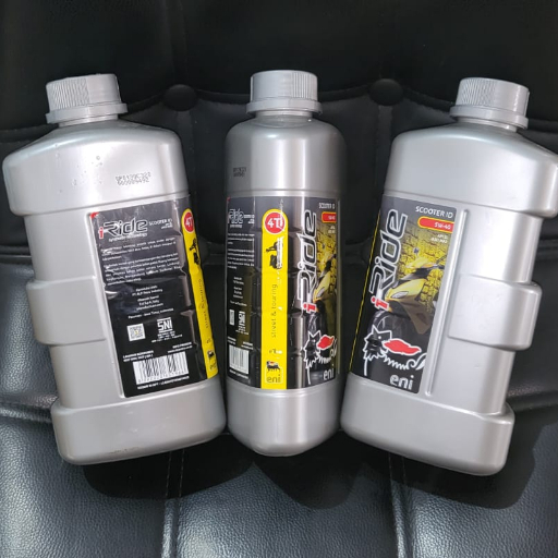 Oli Vespa matic Agip 4T 1Liter 5W-40 Oli mesin ENI Agip 4T iRIDE