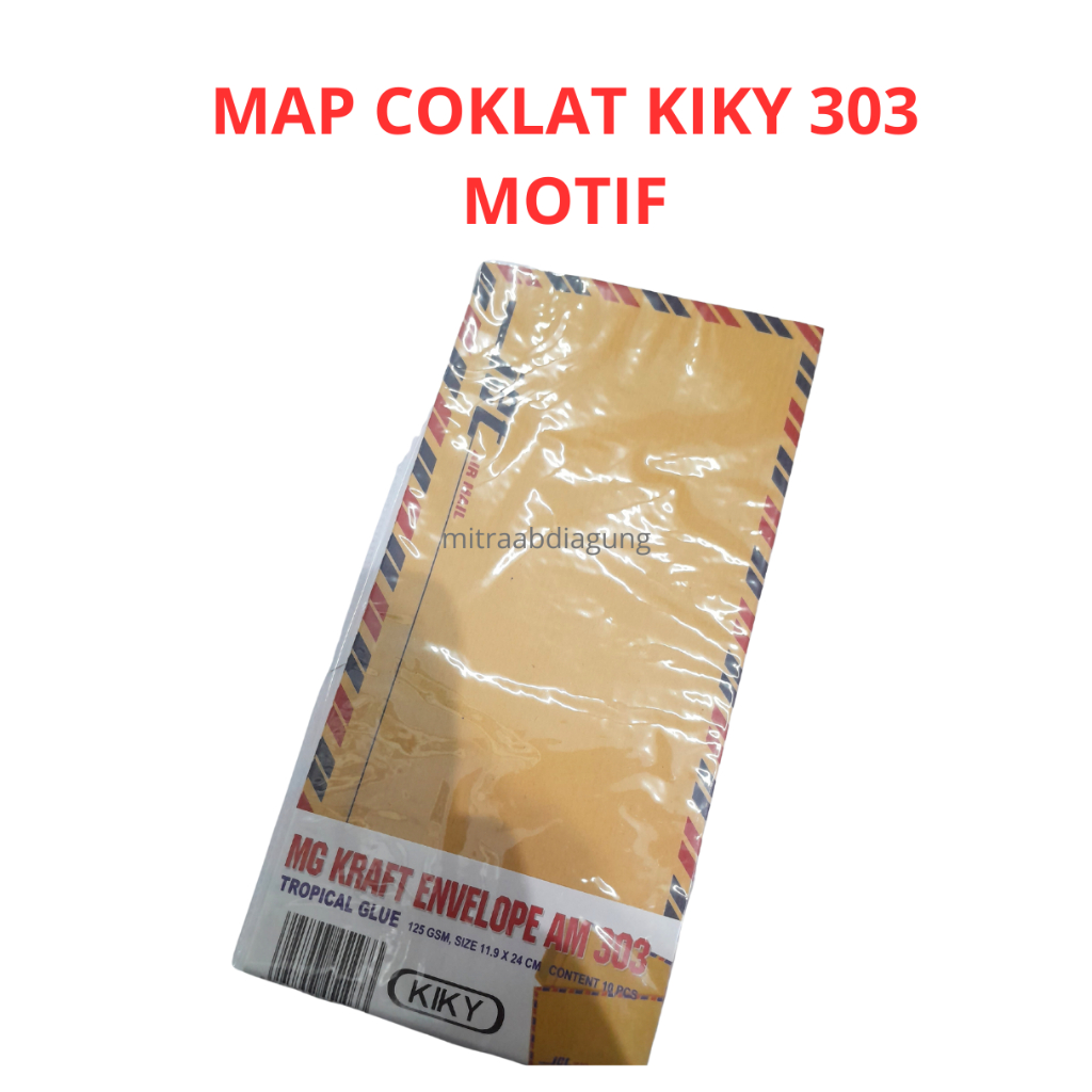 

AMPLOP COKLAT KIKY MOTIF 303 / PACK
