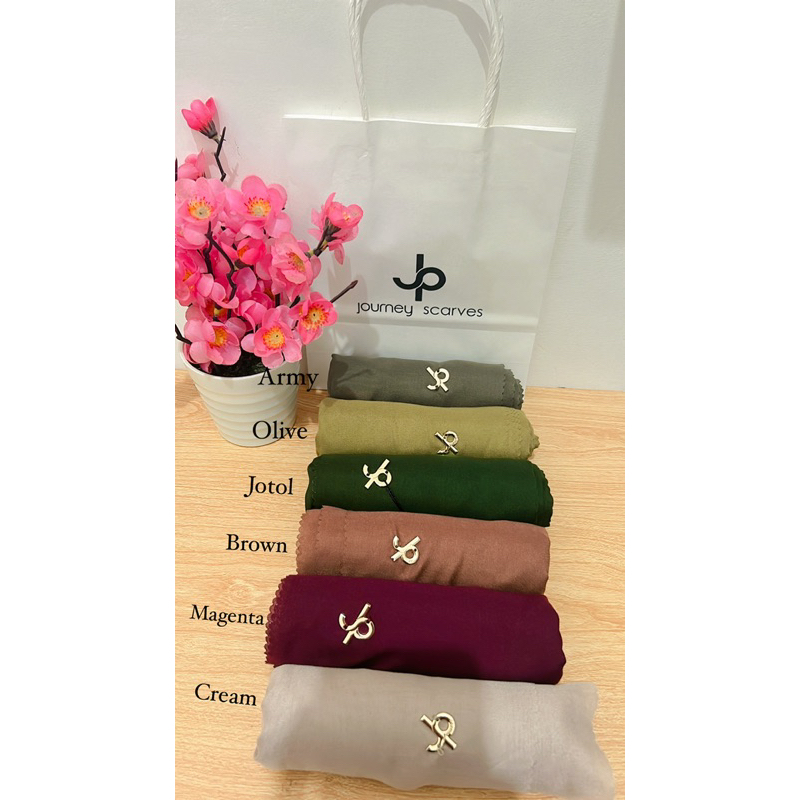 hijab polos LASER CUT journey