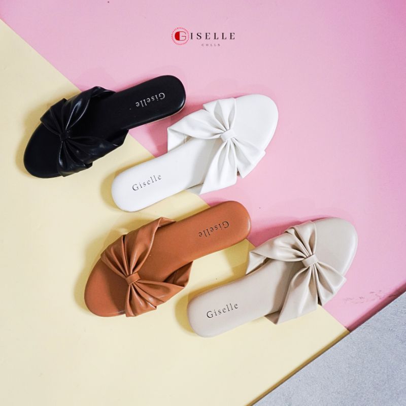 Giselle Colls - Lucy Sandal Wanita Flat / Teplek