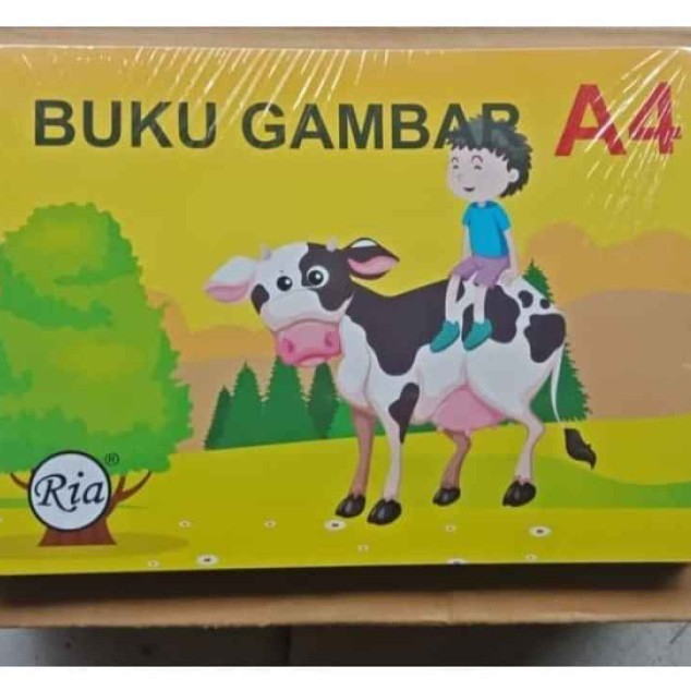 

Buku gambar no A4 merk ria/ buku gambar anak