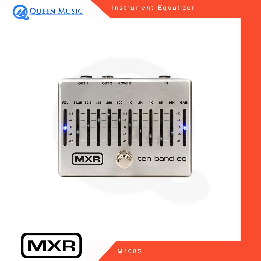 Gitar / Bass Equalizer - MXR Ten Band EQ M108S