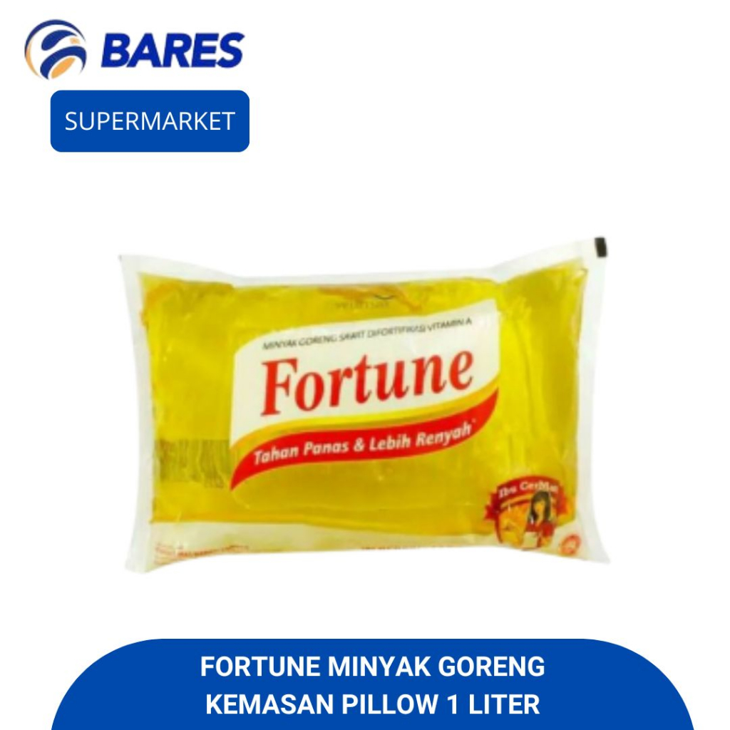 

Minyak Goreng Fortune 1Liter Kemasan Bantal | Pillow