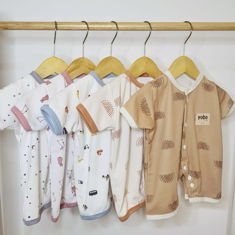 YOBO Baby Jumper Newborn Onesie | Baju Bayi Jumper Romper JUMPER SEGIEMPAT
