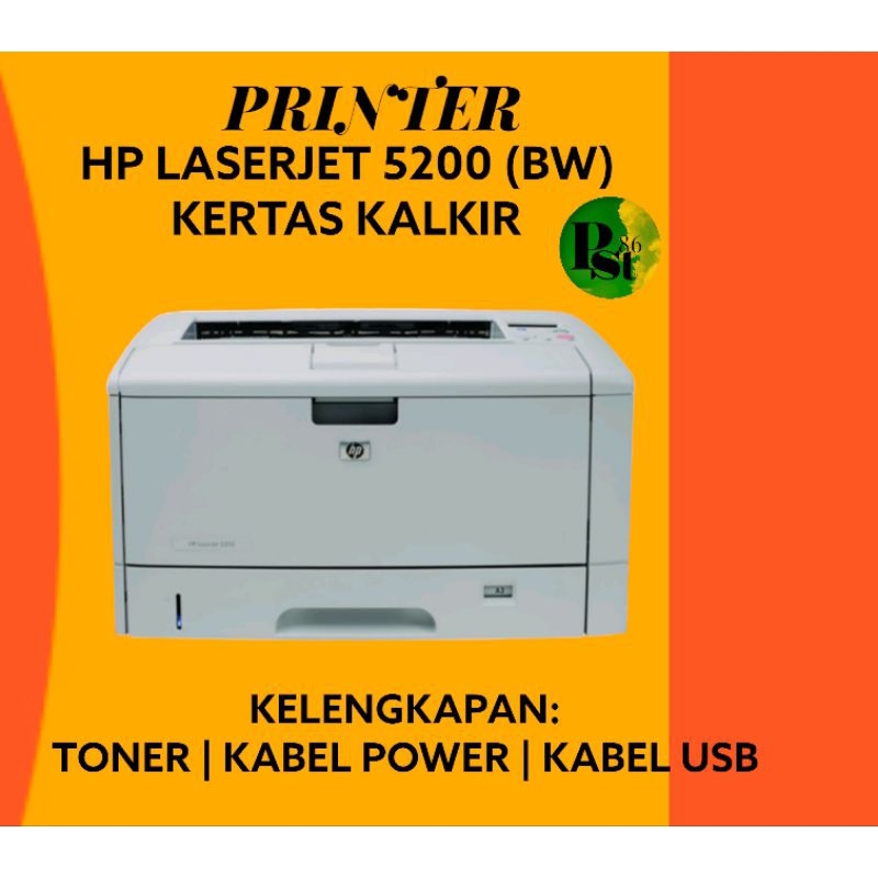 Printer Laser Hp Lj 5200 5200n 5200d 5200dn 5200tn 5200dtn