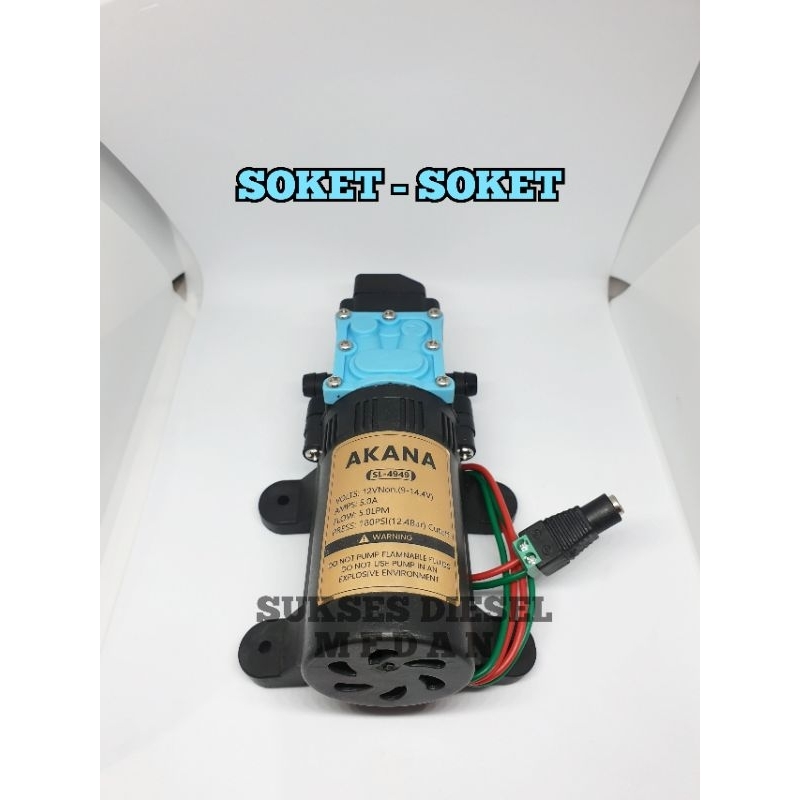 Dinamo Sprayer Akana 160PSI Mesin Cuci Steam 12V DC BUKAN HIU SINLEADER