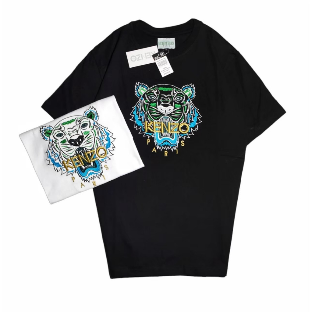 T Shirt branded KenzoTX001 bordir super premium combed 24s distro pakaian pria dan wanita