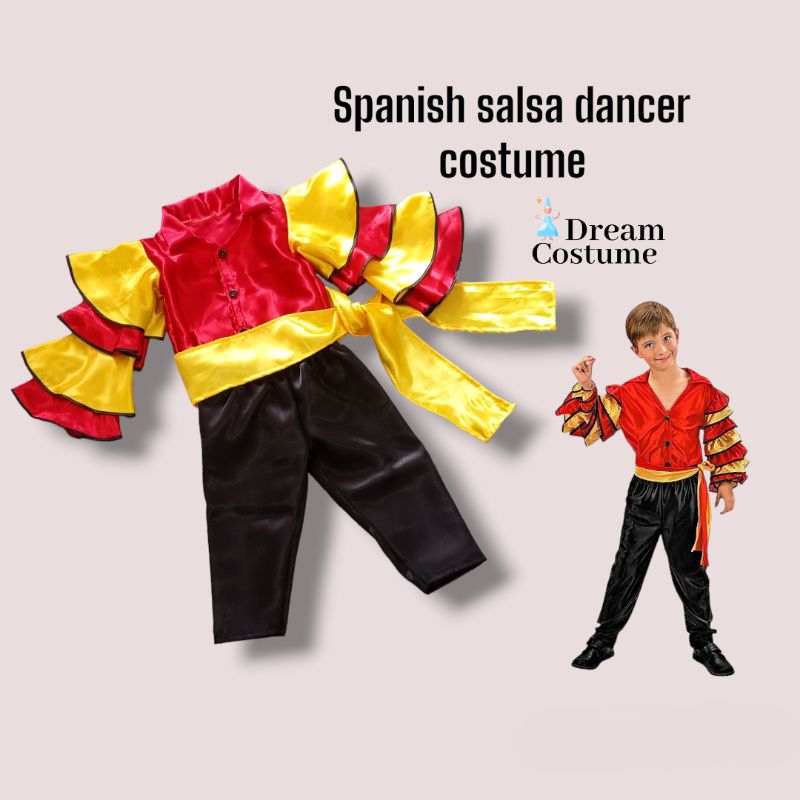 Costume tradisional spanyol (salsa dancer)