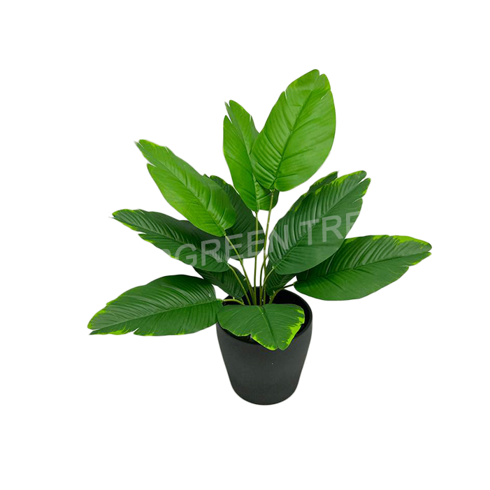 RHF MINI BANANA BUSH DAUN HIAS/ DAUN PALSU/ DAUN DEKORASI/ DAUN IMPORT