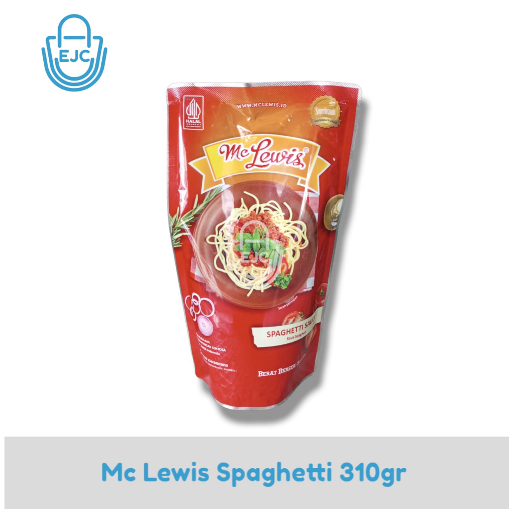 

MC LEWIS SPAGHETTI 310GR / SAUCE SPAGHETTI 310GR