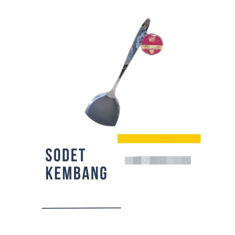 spatula stainless/sodet stainless tebal/sutil tebal