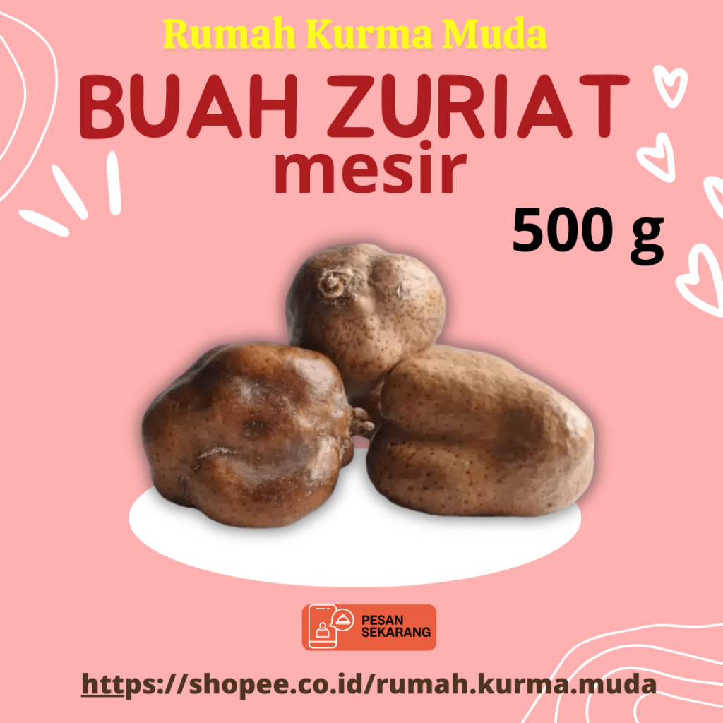 

RumahKurmaMuda - Buah Zuriat Mesir 500 gr Timur Tengah Doum Premium High Quality