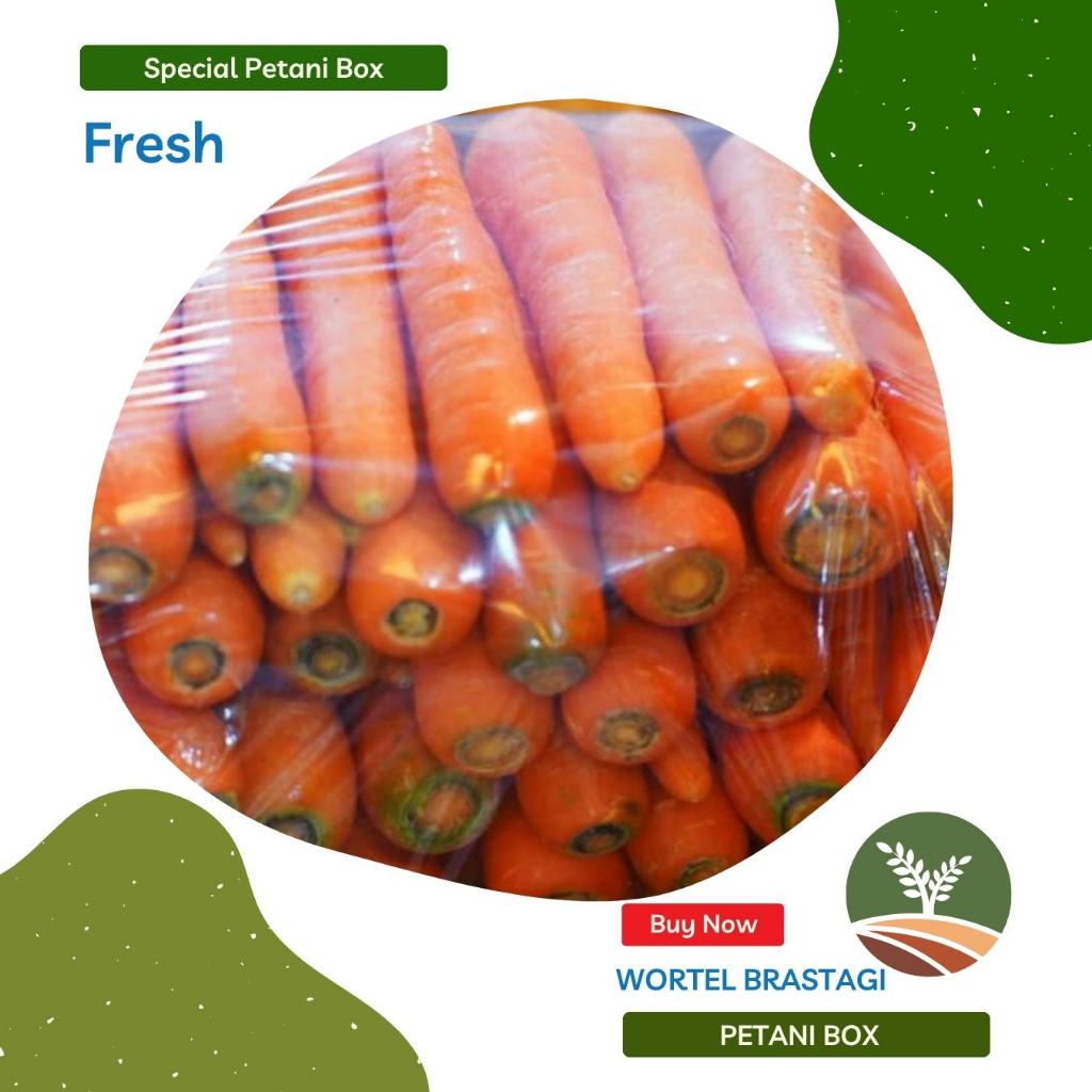 

Wortel Berastagi 1 Kg Petani Box