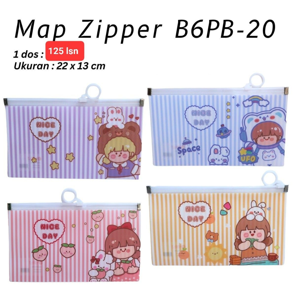 

MAP ZIPPER FANCY