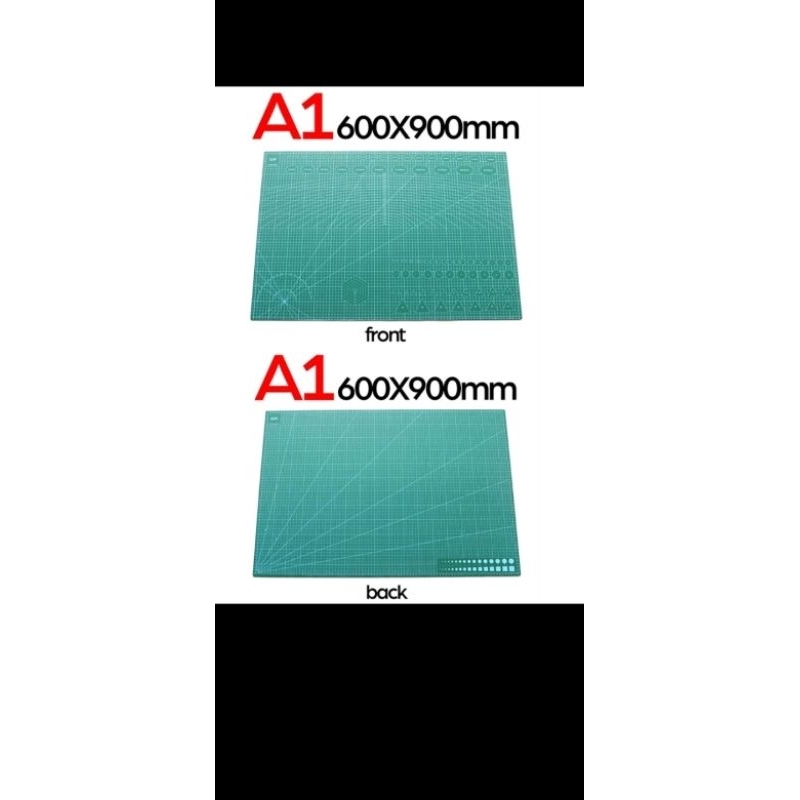 

cutting mat A1/alas ukur hijau