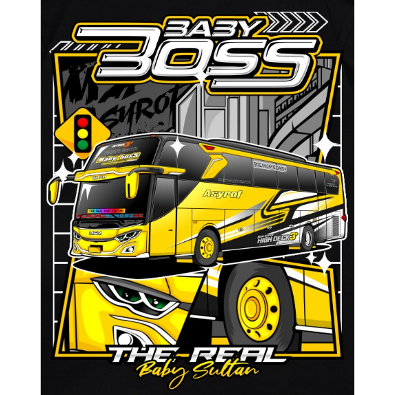 5 PCS STIKER BIS MANIA ASYROF BABYBOSS