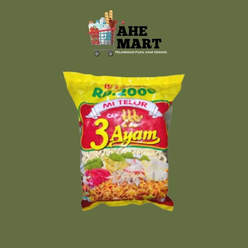 

MIE TELUR CAP 3 AYAM ISI 2 KEPING