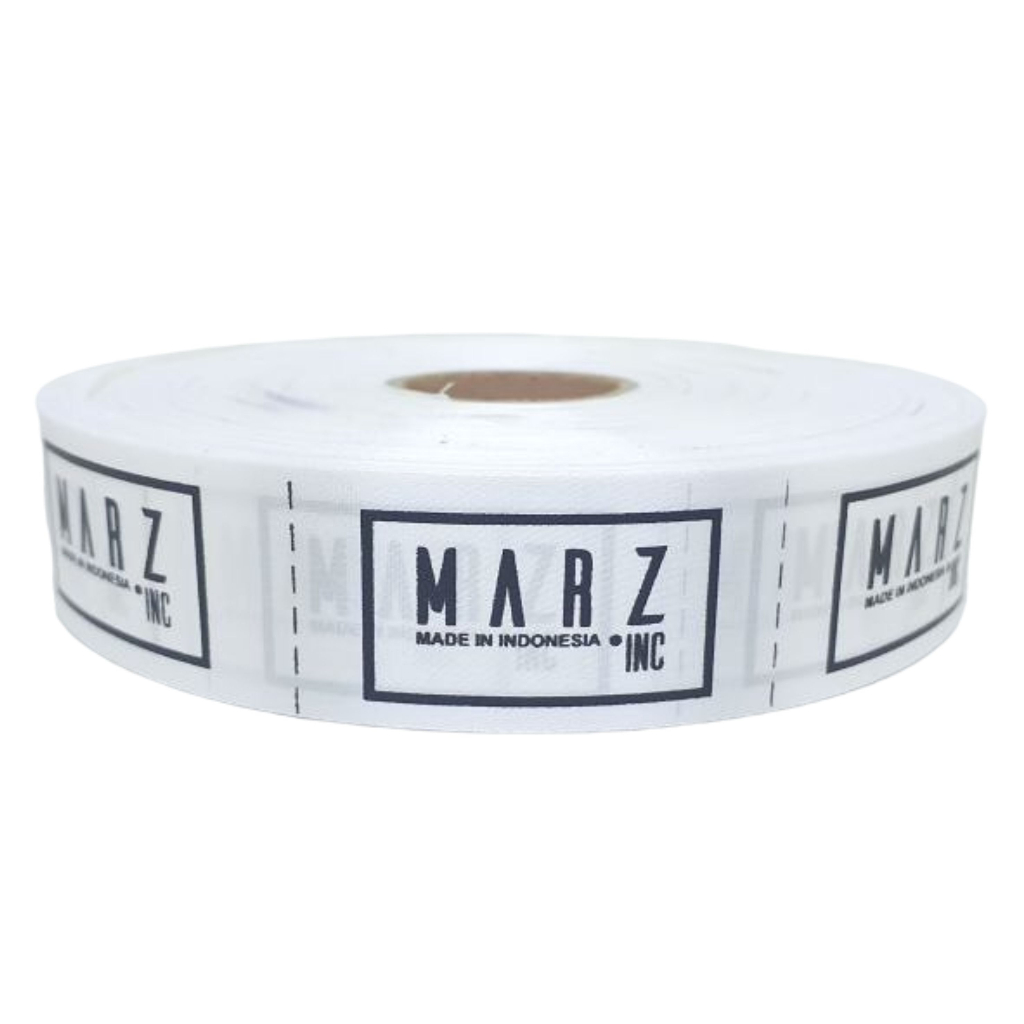 

Zobsxy Label Label Satin Pita Putih Panjang 90 Meter