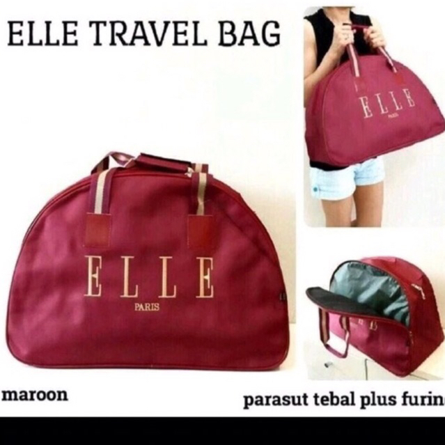 TAS MINGGAT TRAVEL BAGS TAS PAKAIAN TAS JINJING TAS PIKNIK ELLPOLOS