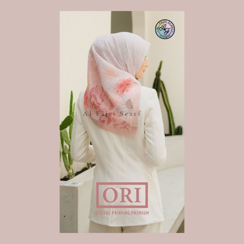 Al- Fajri ORI Scraf Segi Empat - Jilbab Segi Empat Voal LaserCut