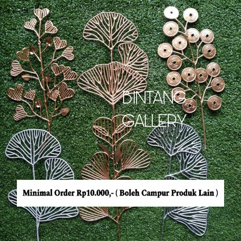 DAUN EMAS / GINKGO / DAUN GINKGO SESERAHAN MAHAR