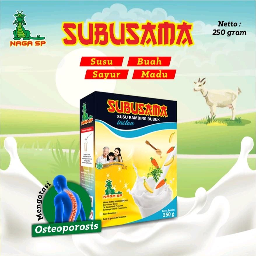

SUSU KAMBING ETAWA PLUS SAYUR BUAH & MADU - SUBUSAMA 250 gram