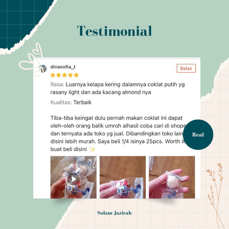 

Korzaln Trofina Tatco Coconut With White Chocolate Coklat Viral Coklat Oleh2 Umroh Coklat Import