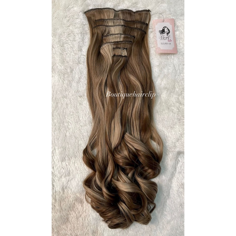 Hairclip 7layer Caramel Latte