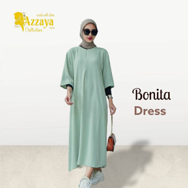 MAIZAYA - BONITA DRESS - Dress Crinkle Busui Friendly Oversize Viral