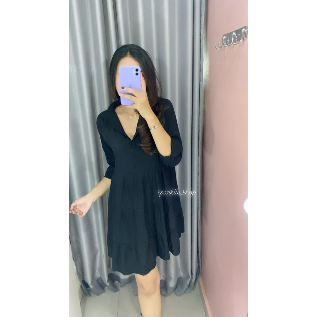 LOVY DRESS | DRESS WANITA | RAYON PREMIUM | DRESS WANITA KEKINIAN KANCING