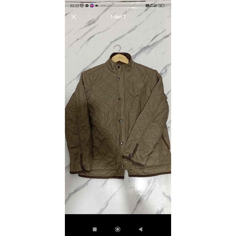 jaket pria crocodile puffer