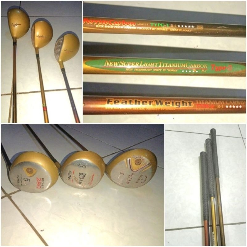 Stick Golf Driver n Wood Honma Big LB 737/LB 280 Titanium Bintang 5 Original 100%