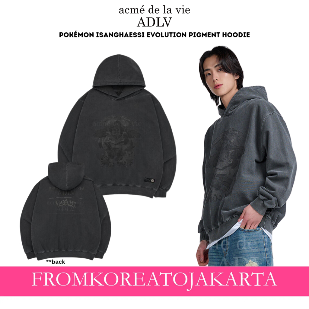 ADLV POKÉMON ISANGHAESSI EVOLUTION PIGMENT HOODIE