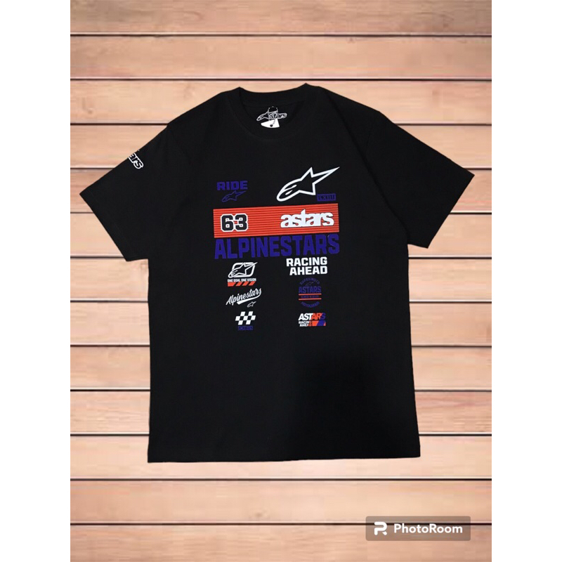 kaos hitam alpinestar premium 24s