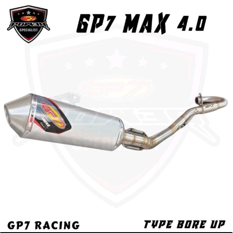 Knalpot gp7 max 4.0 bore up 175-200 cc KLX/CRF