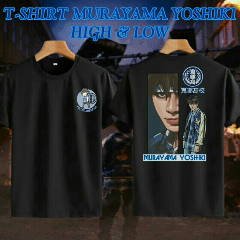 ACE.wear T-shirt Murayama Yoshiki High and Low Oya Koukoh | Kaos Cotton Combed 30s Premium Quality