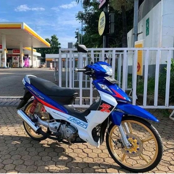 stripping lis sticker ori suzuki shogun SP 125 R Tahun 2009 2010